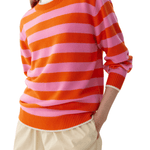 LMND Tippy Striped Shirt - Vermillion