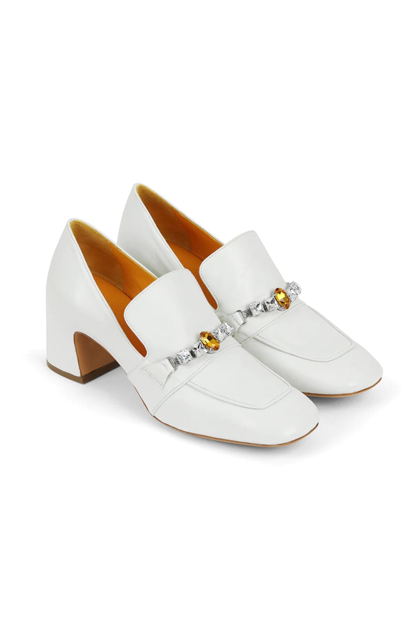 Madison Maison by Mara Bini Heeled Loafer - Vermillion