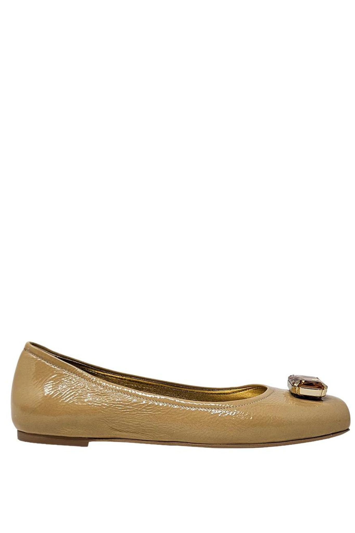 Madison Maison Marion Jeweled Ballet Flat - Vermillion