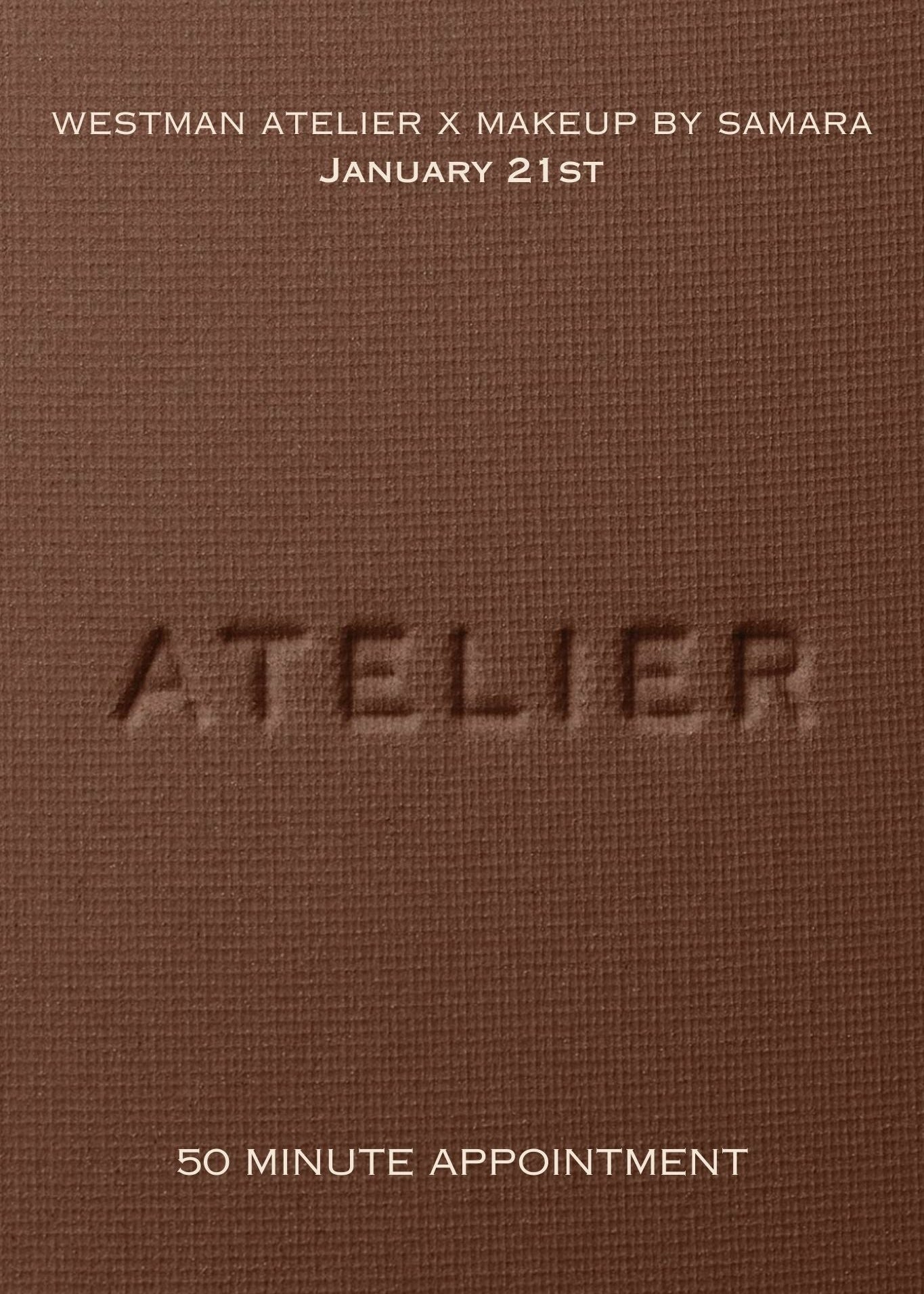 Makeup by Samara x Westman Atelier Appointment // Wednesday, January 21st - Vermillion