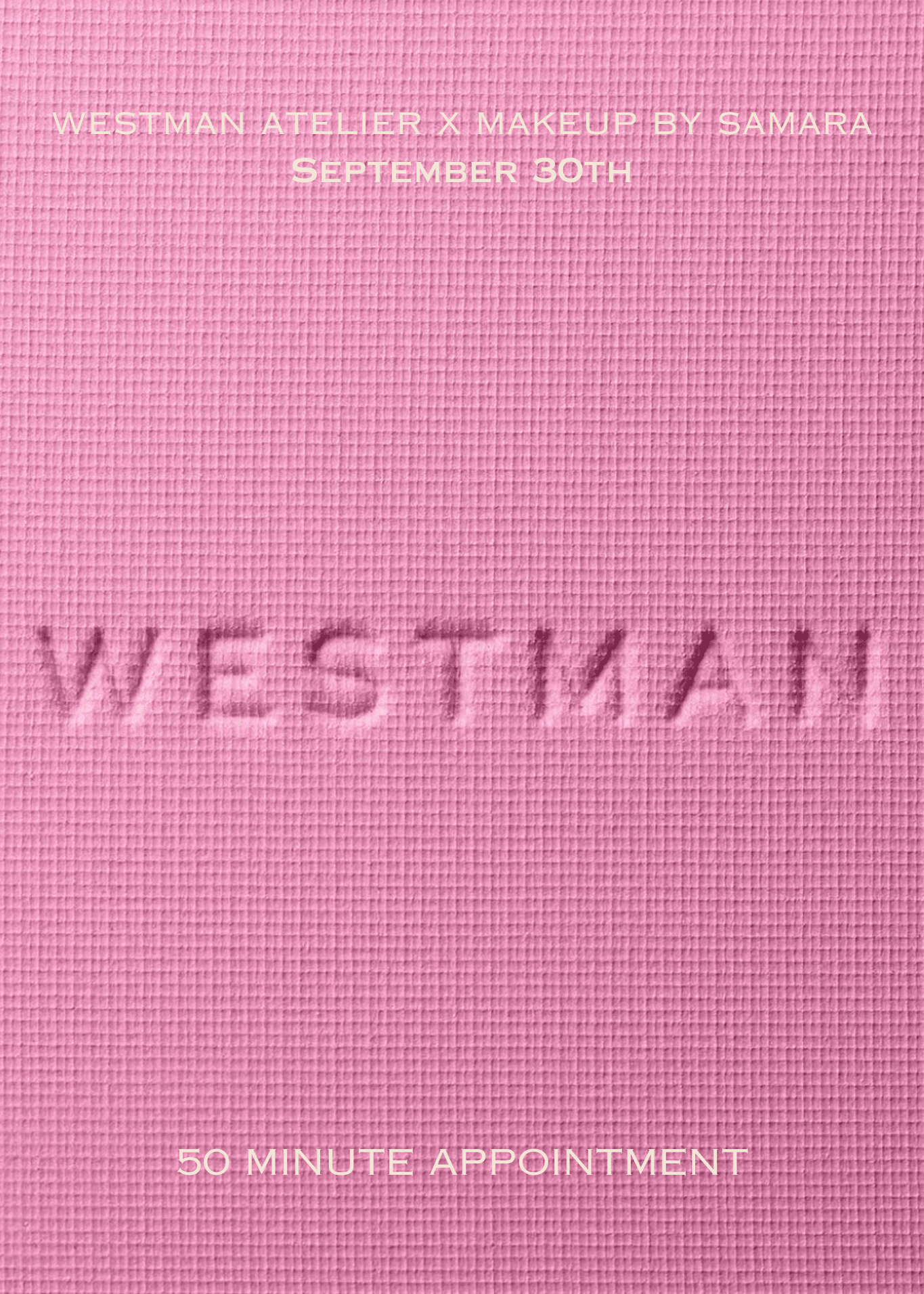 Makeup by Samara x Westman Atelier Appointment // Wednesday, September 30th - Vermillion