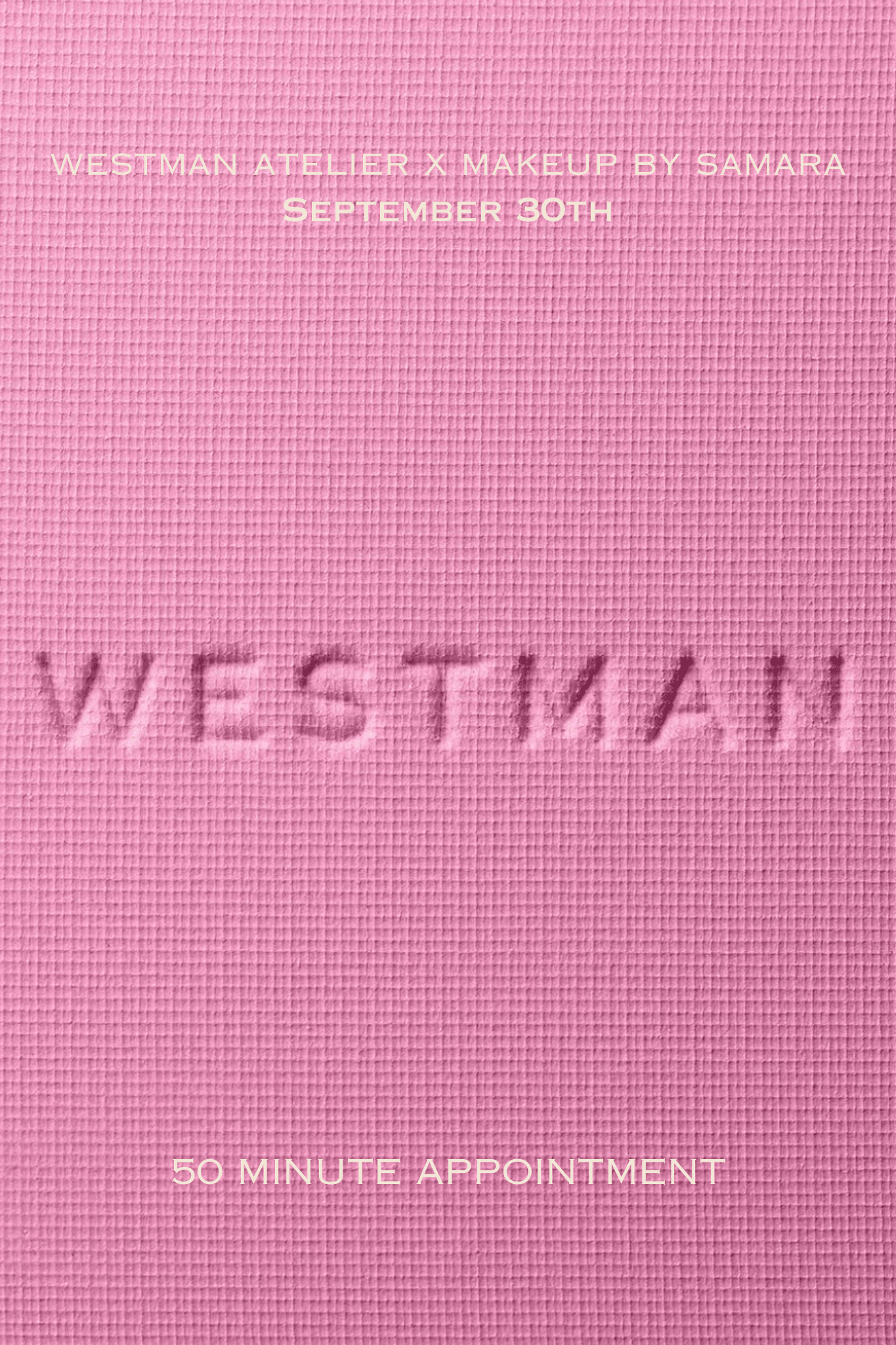 Makeup by Samara x Westman Atelier Appointment // Wednesday, September 30th - Vermillion