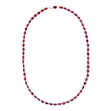 Marie Helene de Taillac 20k Yellow Gold Garnet Lady Like Necklace - Vermillion