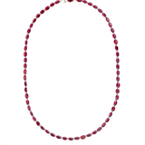 Marie Helene de Taillac 20k Yellow Gold Garnet Lady Like Necklace - Vermillion