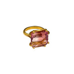 Marie Helene de Taillac 22K Yellow Gold Tourmaline Polychrome Joan Ring - Vermillion