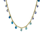 Marie Helene de Taillac Blue Lagoon Dangling Necklace - Vermillion