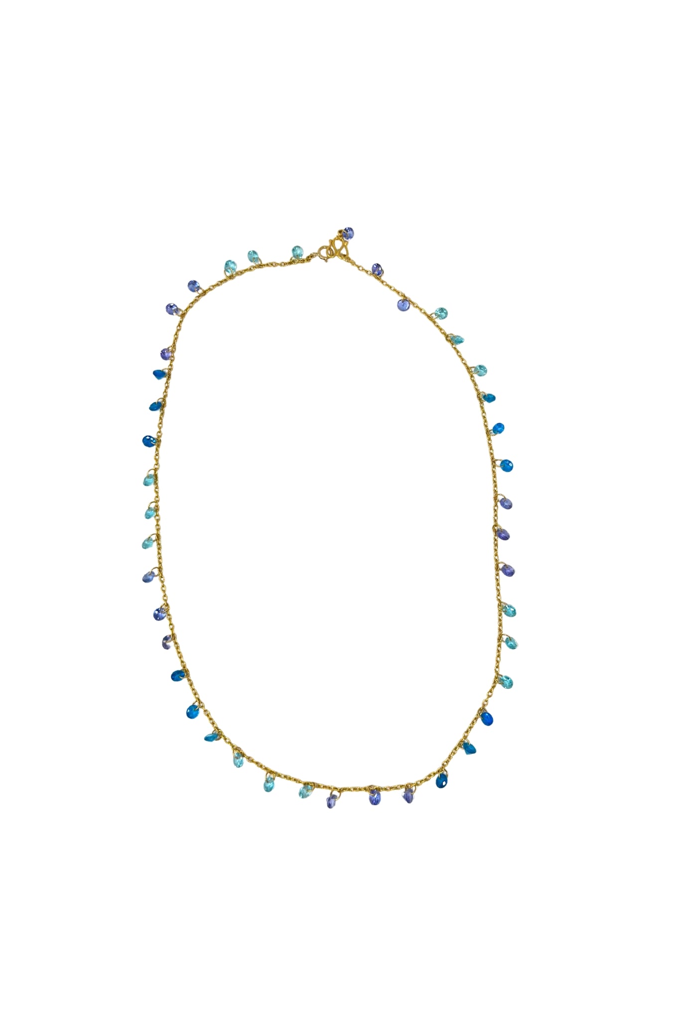 Marie Helene de Taillac Blue Lagoon Dangling Necklace - Vermillion