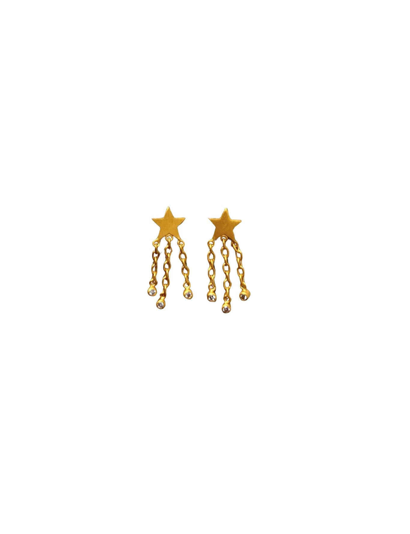 Marie Helene de Taillac Diamond Shooting Star Stud Earrings - Vermillion