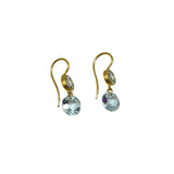 Marie Helene de Taillac Extra Small Aquamarine Incandescence Hook Earrings - Vermillion