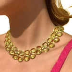 Marie Helene de Taillac Green Quartz Favorite Necklace - Vermillion