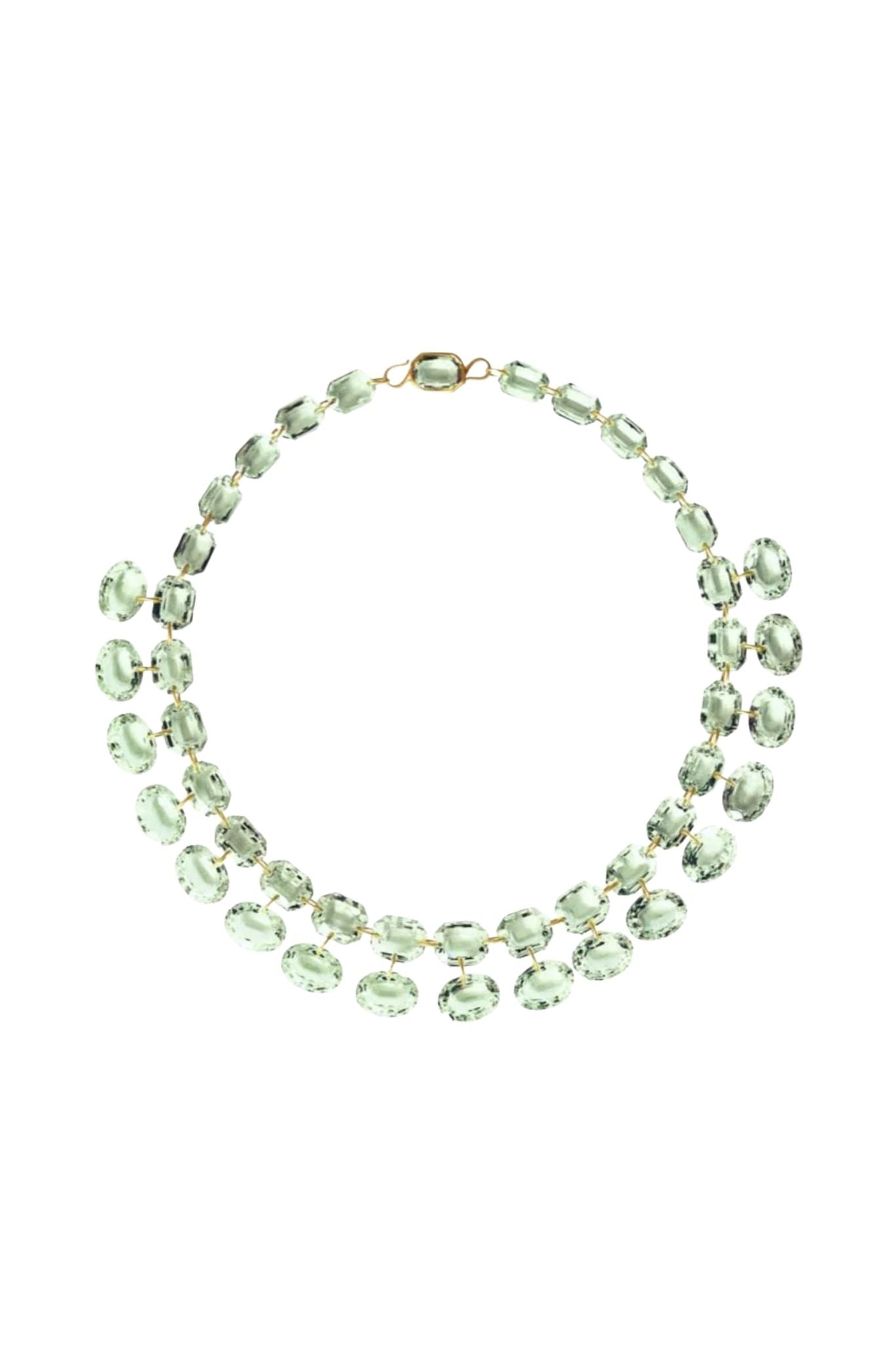 Marie Helene de Taillac Green Quartz Favorite Necklace - Vermillion