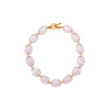 Marie Helene de Taillac Lady Like Oval Stones Bracelet - Vermillion