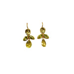 Marie Helene de Taillac Lemon Quartz & Peridot Fuchsia Earrings - Vermillion