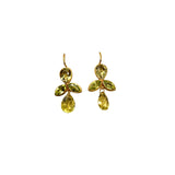 Marie Helene de Taillac Lemon Quartz & Peridot Fuchsia Earrings - Vermillion