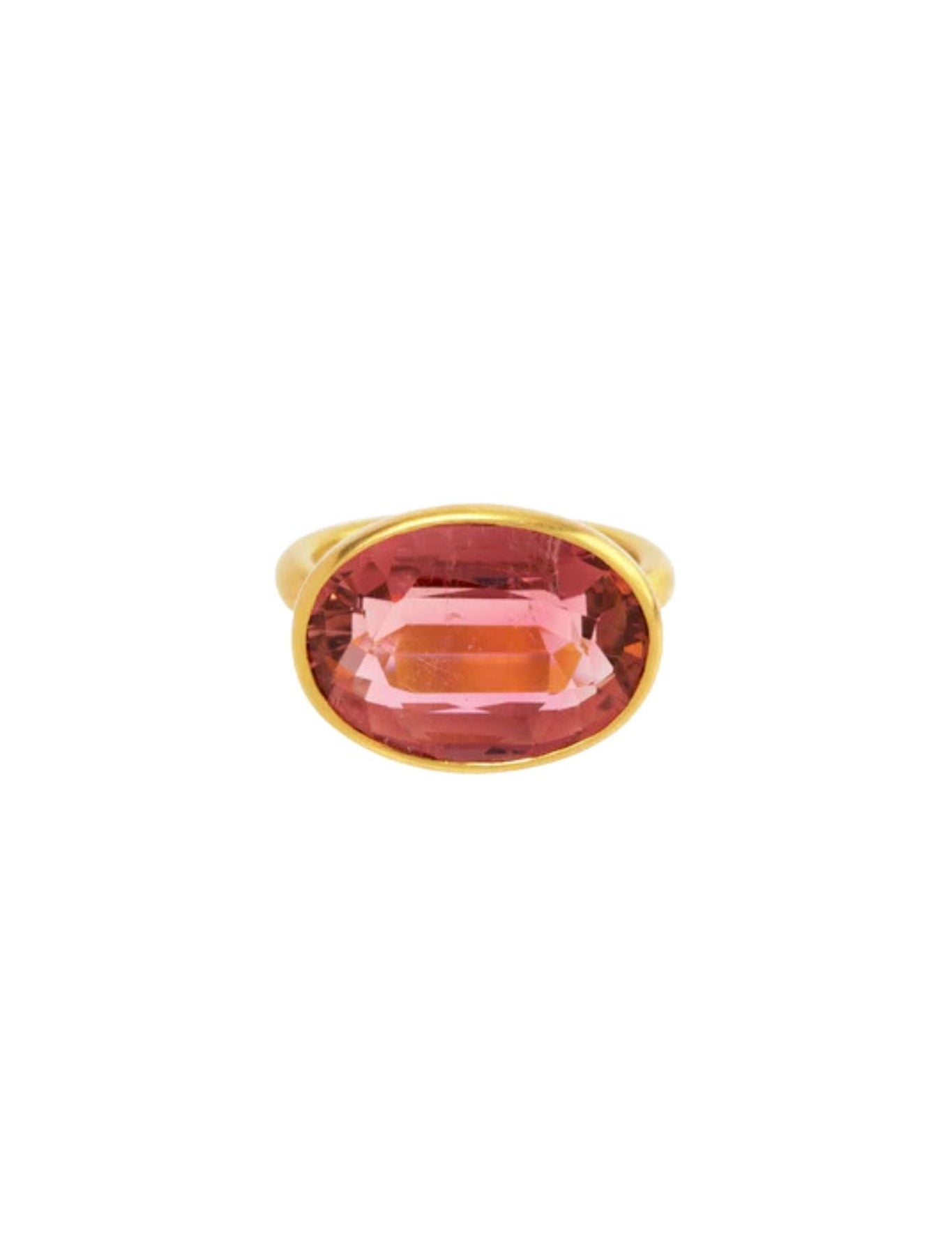 Marie Helene de Taillac Pink Tourmaline Princess Ring - Vermillion