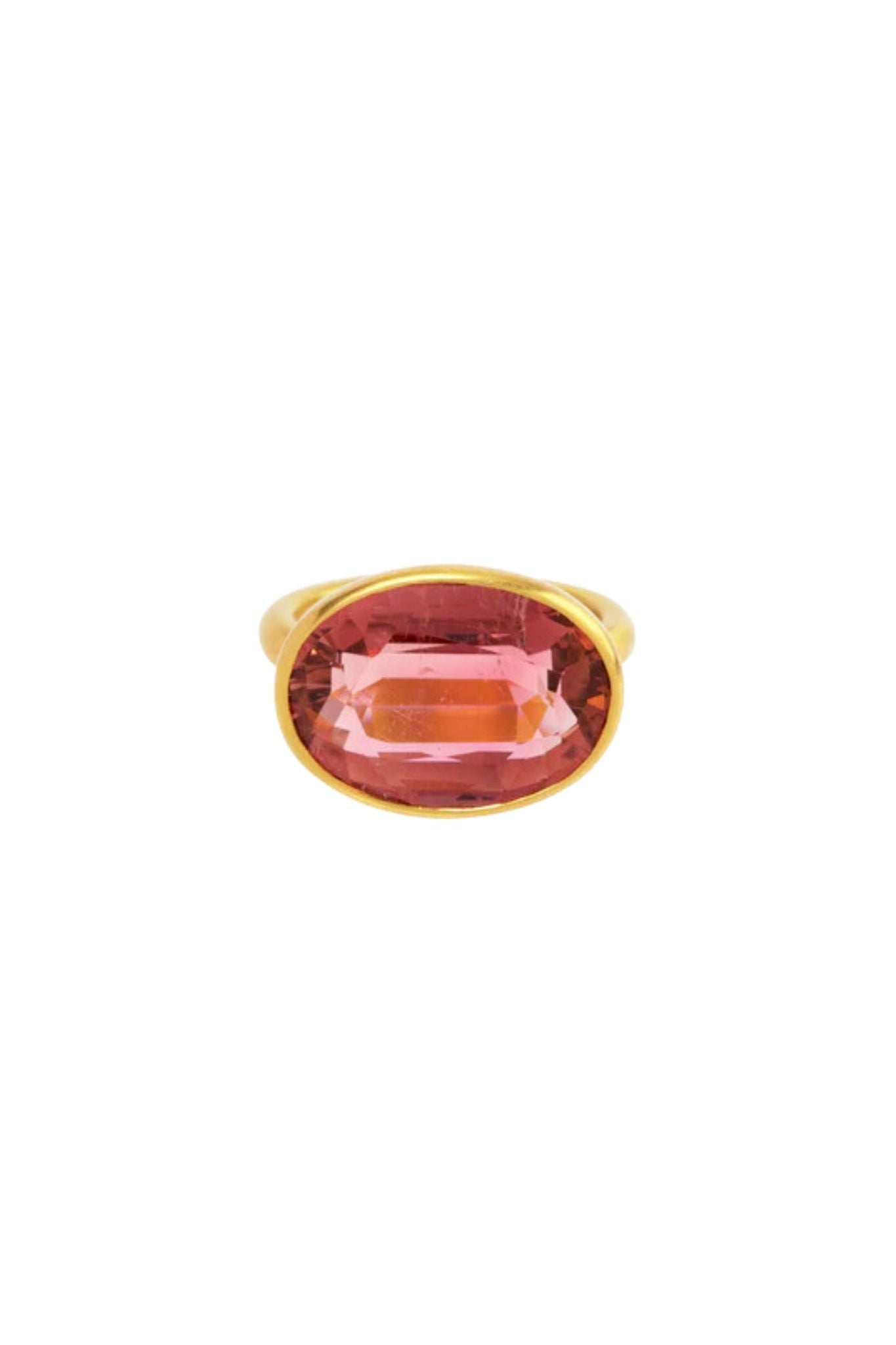 Marie Helene de Taillac Pink Tourmaline Princess Ring - Vermillion