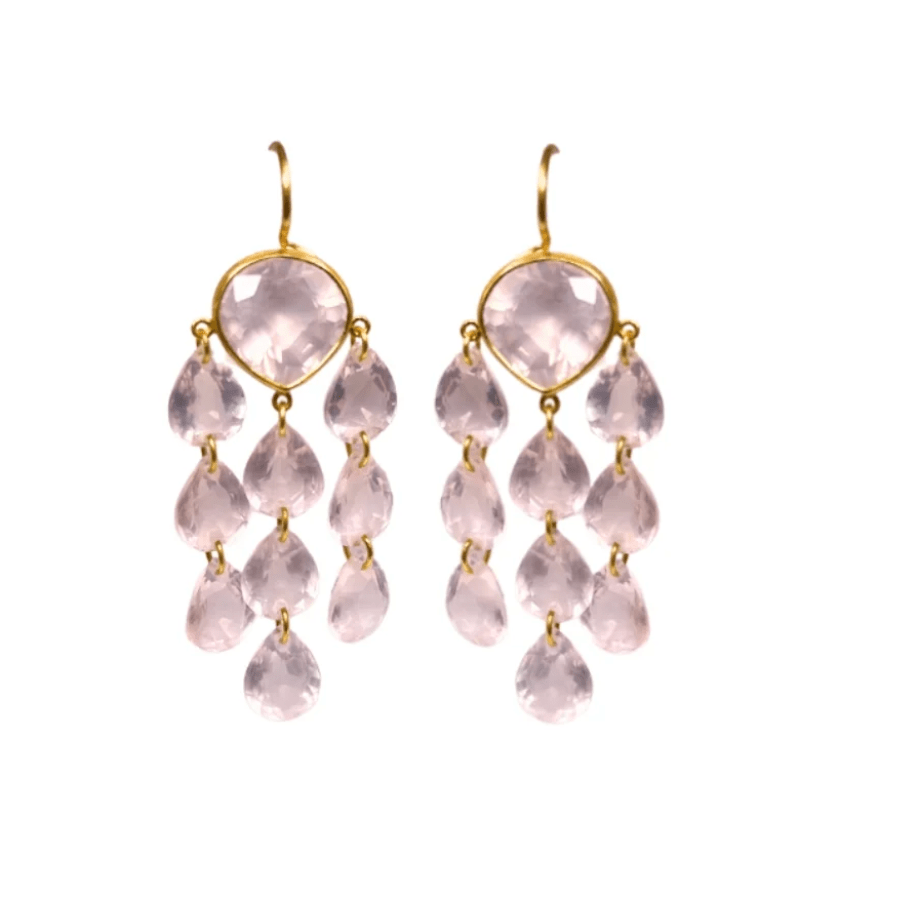 Marie Helene de Taillac Rita H Earrings - Vermillion