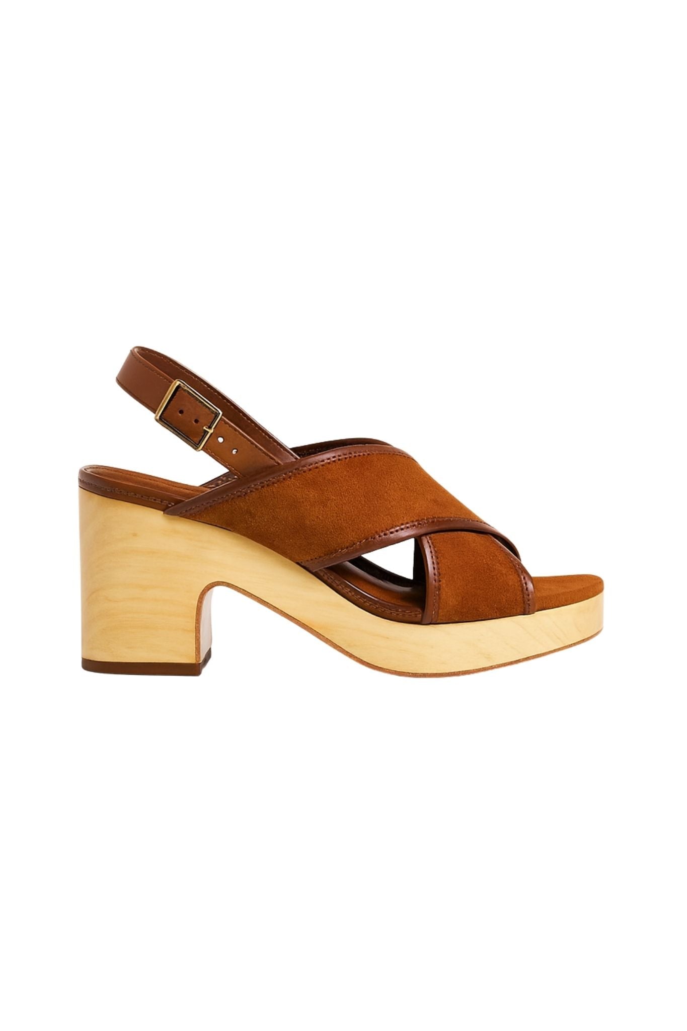 Marion Parke Avery Platform Sandal - Vermillion