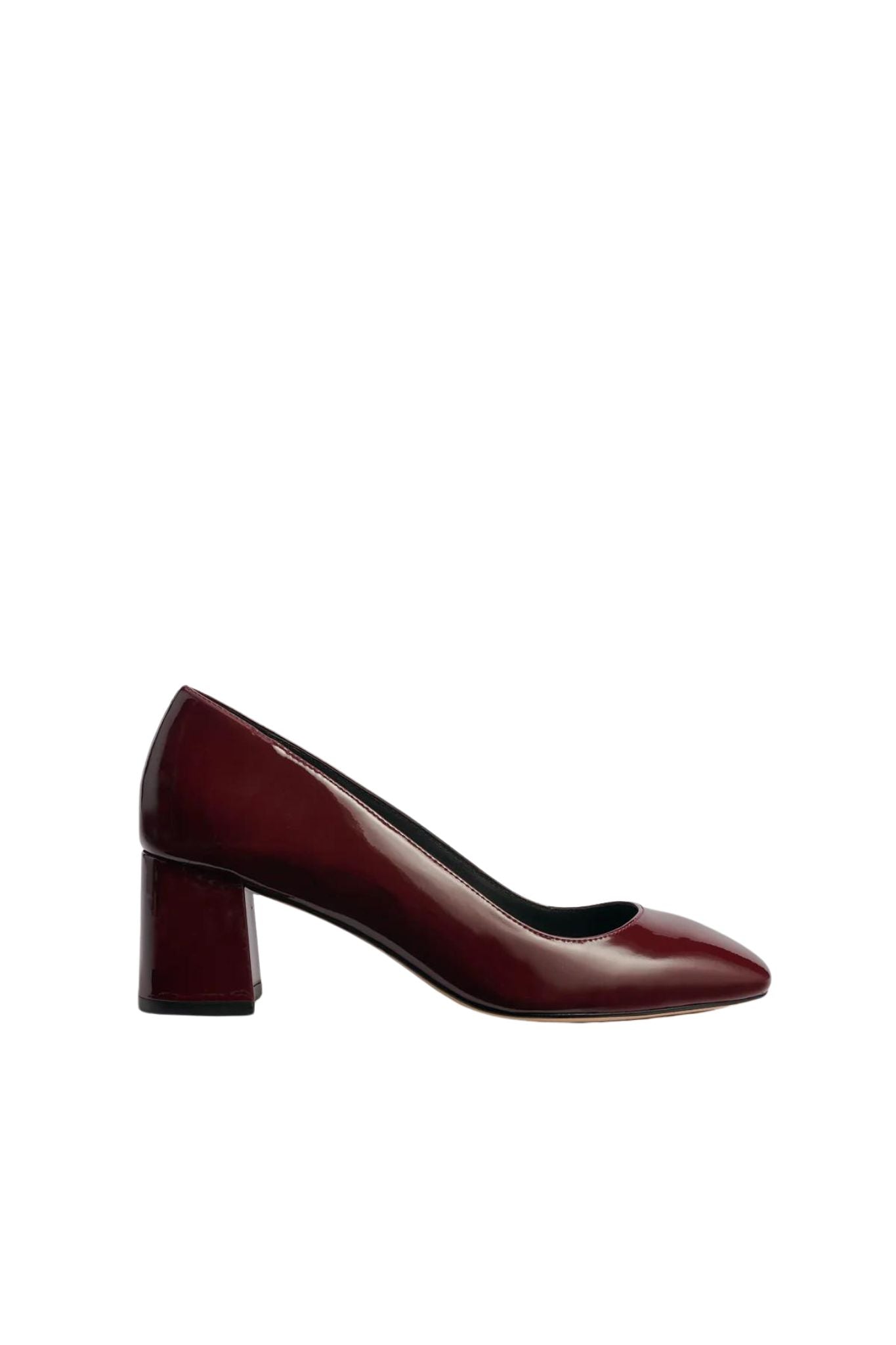 Marion Parke Classic Block Heel Pump 60 - Vermillion