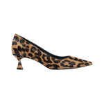 Marion Parke Flared Kitten Heel Pump - Vermillion