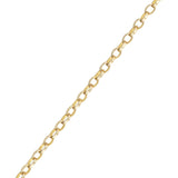 Marlo Laz 14K Yellow Gold 1.8 Rolo Chain 18" - Vermillion