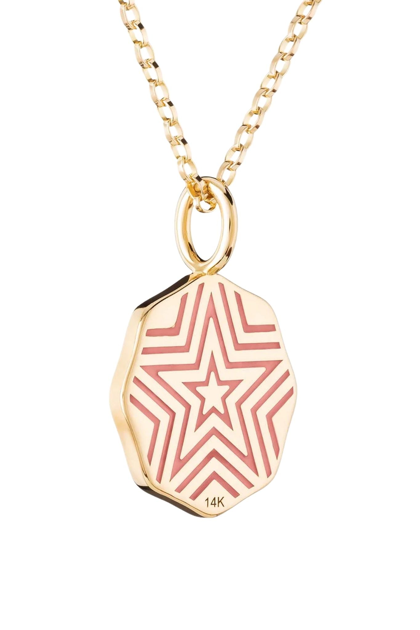 Marlo Laz Mini Porte Bonheur Charm Citrine - Vermillion