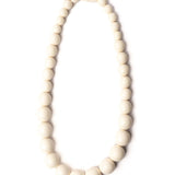 Megan Park Graded Resin Bead Necklace - Vermillion