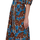 Megan Park Kaia Crochet Trimmed Dress - Vermillion