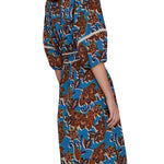 Megan Park Kaia Crochet Trimmed Dress - Vermillion