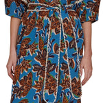 Megan Park Kaia Crochet Trimmed Dress - Vermillion