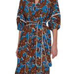 Megan Park Kaia Crochet Trimmed Dress - Vermillion