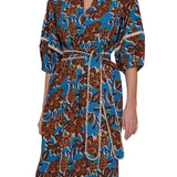 Megan Park Kaia Crochet Trimmed Dress - Vermillion