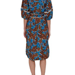 Megan Park Kaia Crochet Trimmed Dress - Vermillion