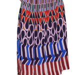 Megan Park Zuri Crepe Resort Skirt - Vermillion