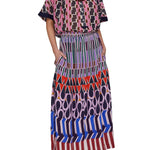 Megan Park Zuri Crepe Resort Skirt - Vermillion