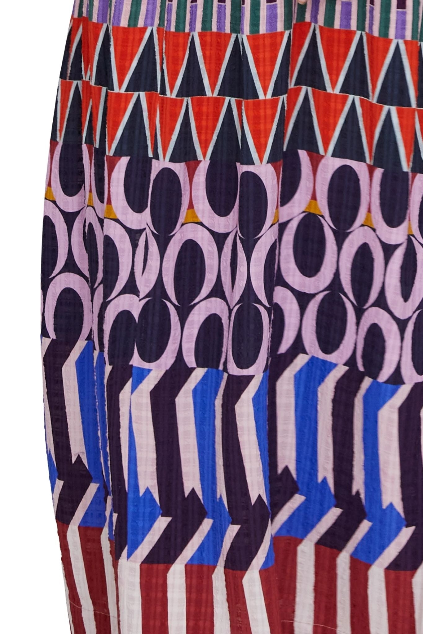 Megan Park Zuri Crepe Resort Skirt - Vermillion