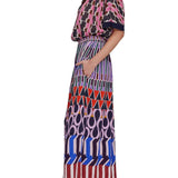 Megan Park Zuri Crepe Resort Skirt - Vermillion
