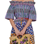 Megan Park Zuri Poplin Mumu Dress - Vermillion