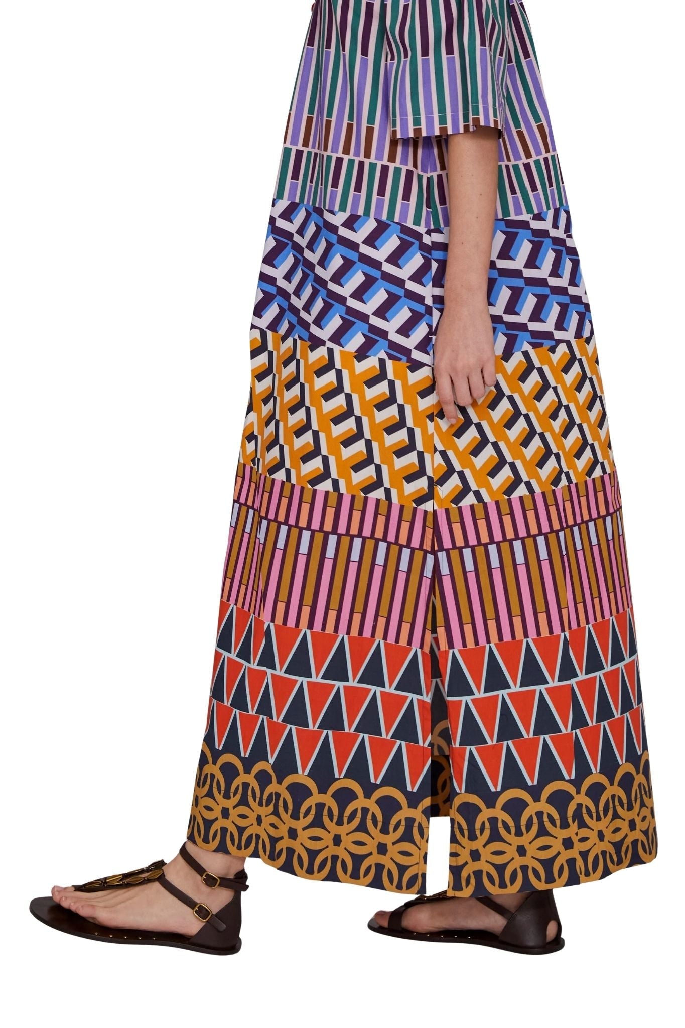 Megan Park Zuri Poplin Mumu Dress - Vermillion