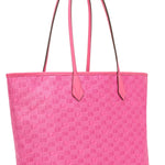 Moreau Saint Tropez Tote Zip Medium Azalea/Natural - Vermillion