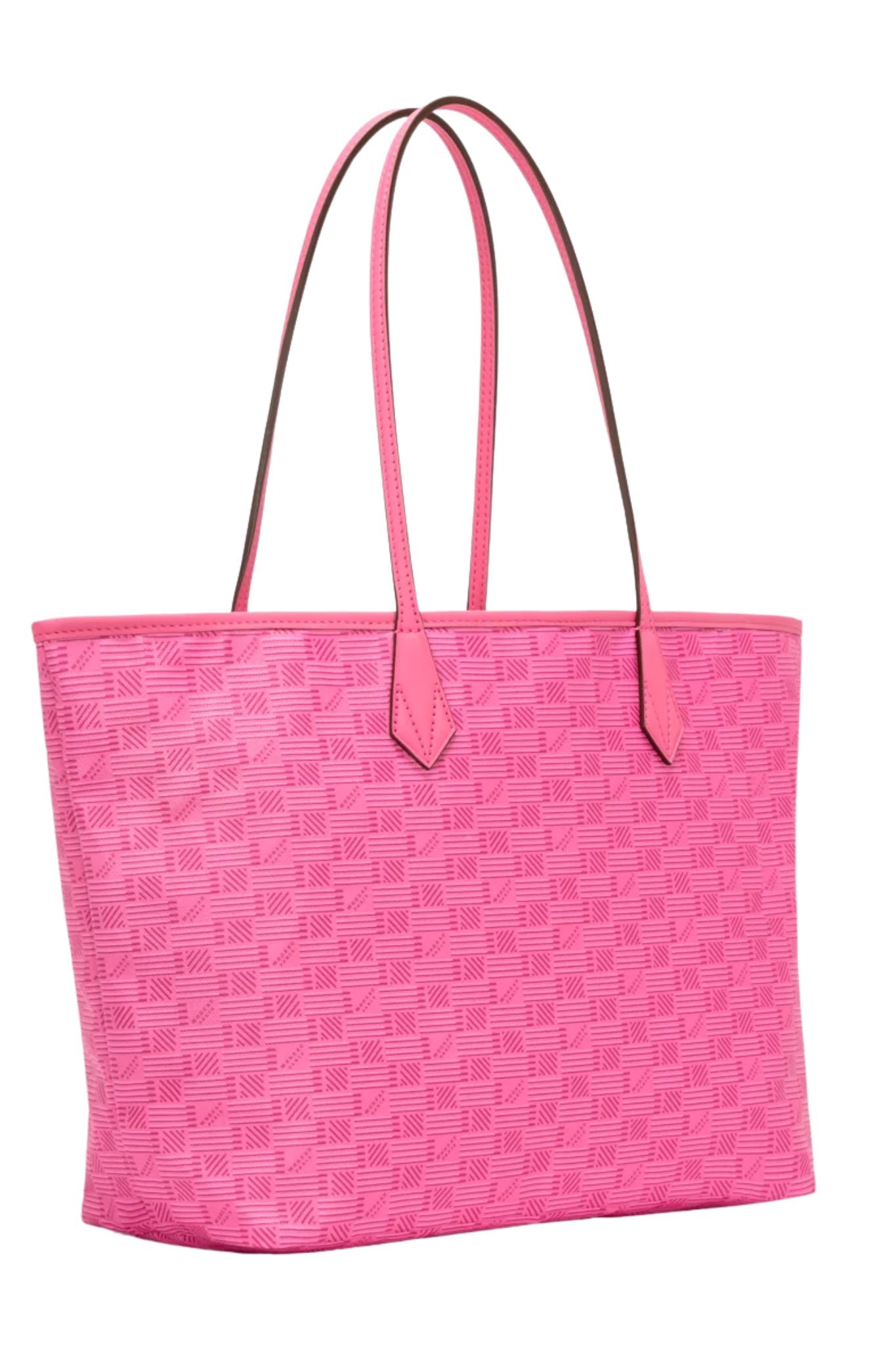Moreau Saint Tropez Tote Zip Medium Azalea/Natural - Vermillion