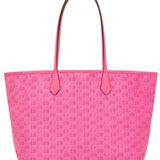 Moreau Saint Tropez Tote Zip Medium Azalea/Natural - Vermillion