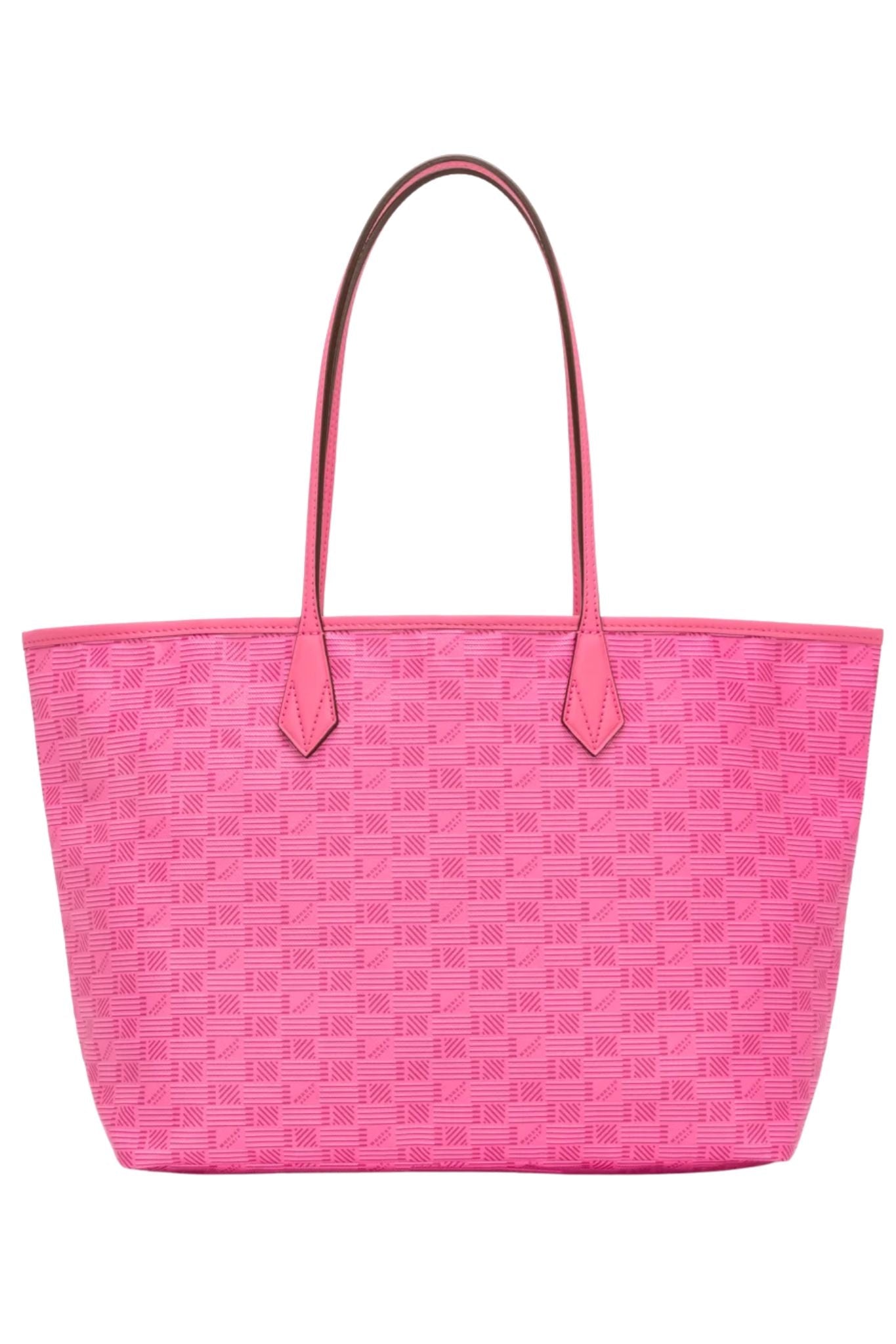 Moreau Saint Tropez Tote Zip Medium Azalea/Natural - Vermillion
