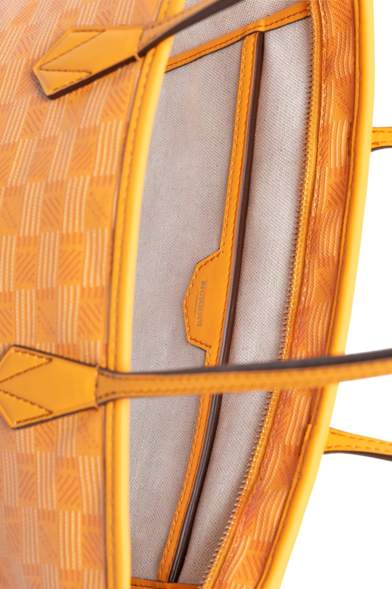 Moreau Saint Tropez Tote Zip Medium Honey/Natural - Vermillion