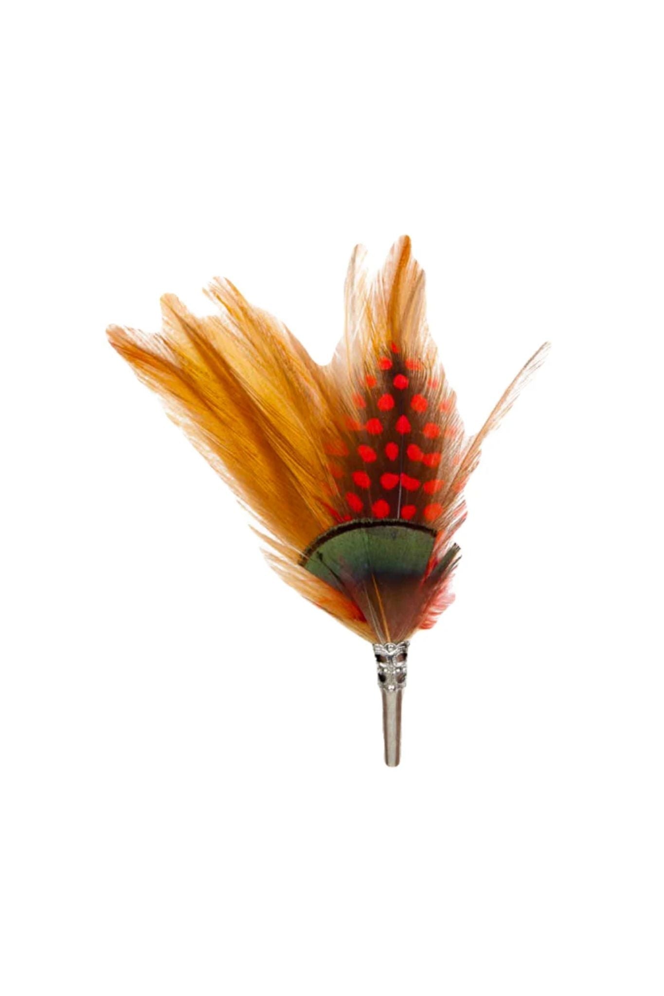 My Bob Loose Brooch - Vermillion