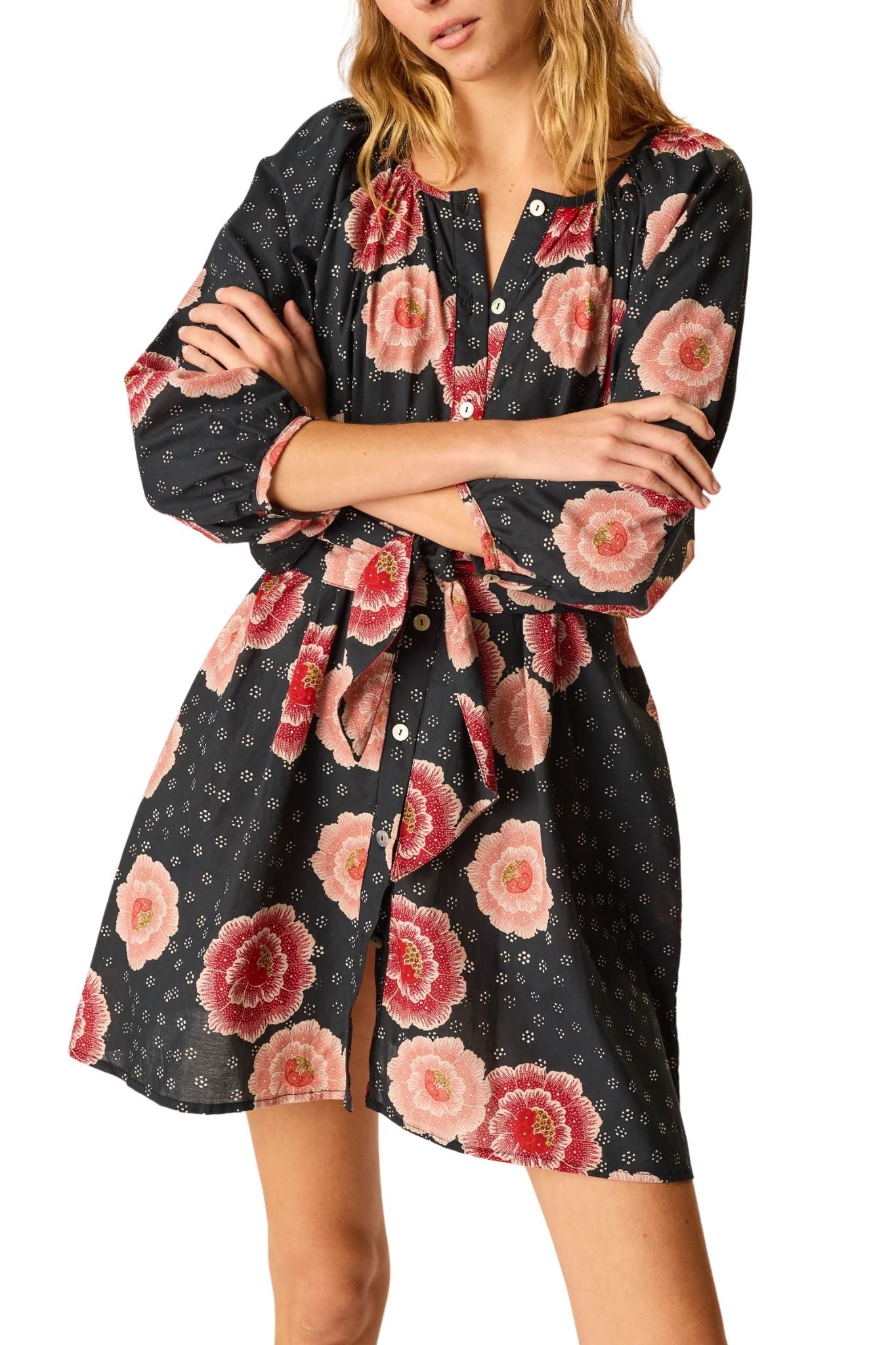 Natalie Martin Alex Short Dress - Vermillion