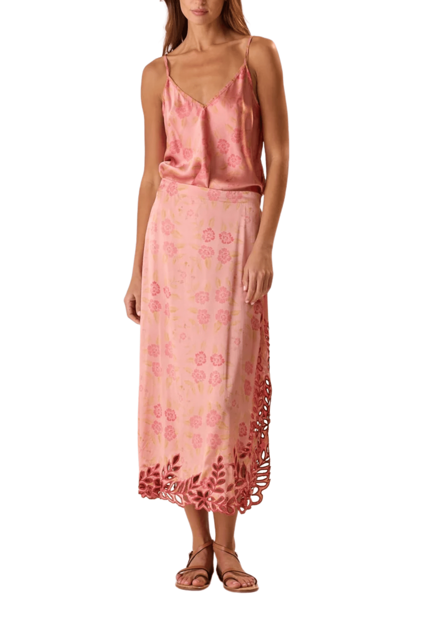 Natalie Martin Anita Skirt - Vermillion