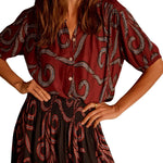 Natalie Martin Bella Skirt - Vermillion