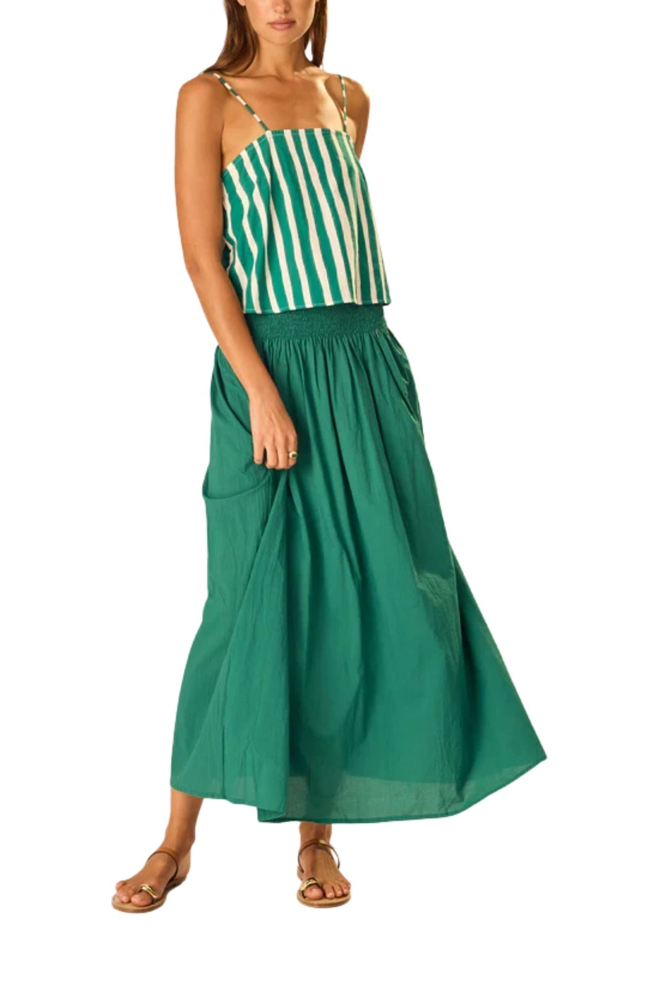 Natalie Martin Bella Skirt - Vermillion