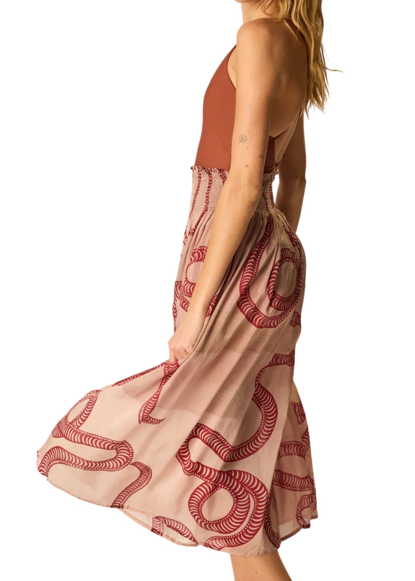 Natalie Martin Bella Skirt - Vermillion